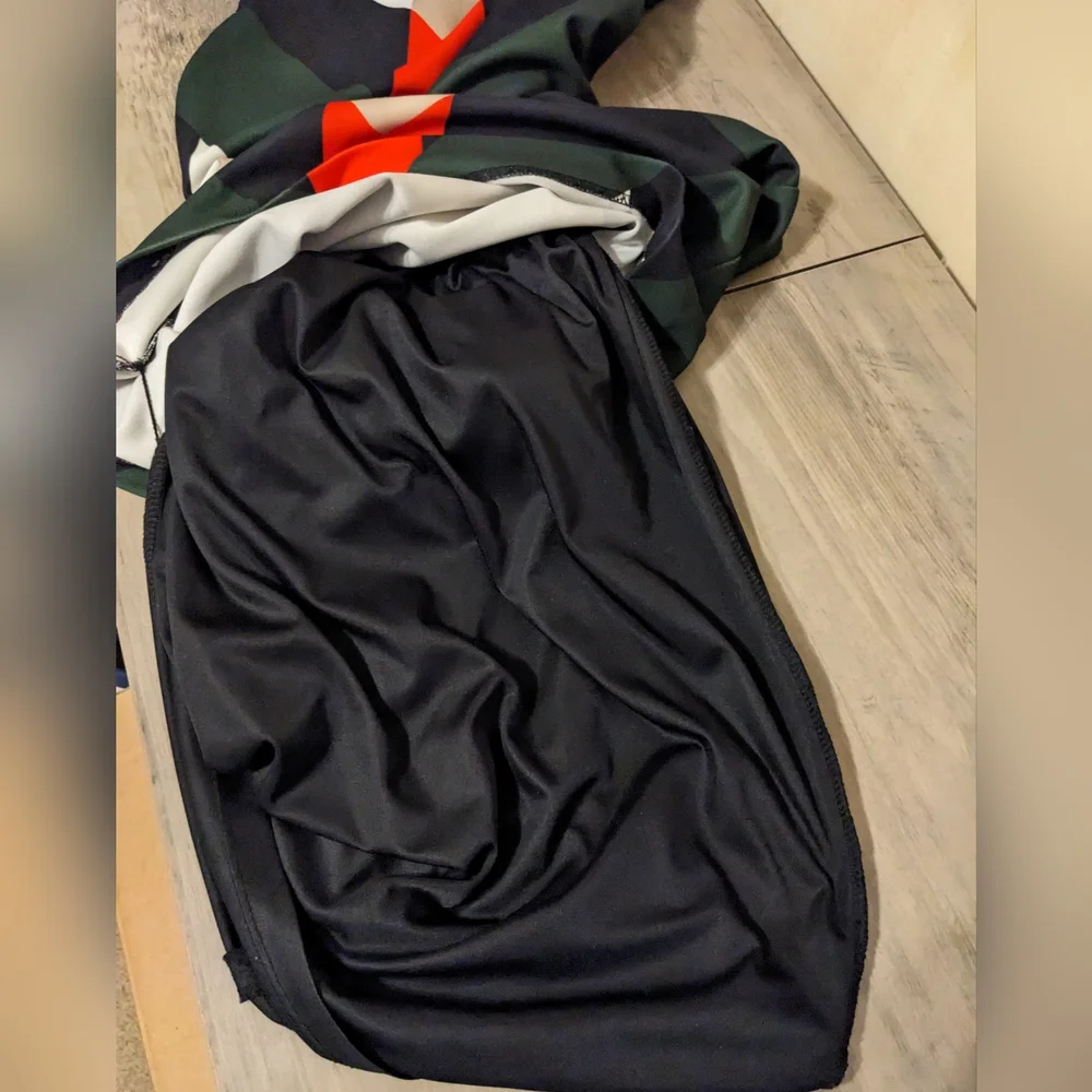 Calvin Klein dressy colorful slim dress - Picture 15 of 16